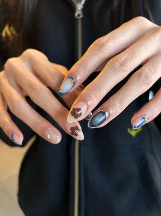 ネイル SEINA_ NAIL🐈‍⬛💗のネイルデザイン