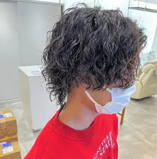 パーマ メンズ 🏆メンズ特化🥇 店長YUTOのヘアスタイル