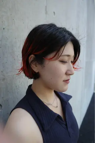 ショート 似合わせパーマ 鮫島竜海のヘアスタイル