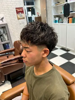 パーマ メンズ Shouki .222のヘアスタイル