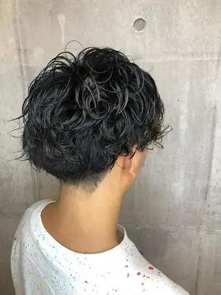 ショート パーマ 過去一の柔髪ヘア 🌿einshairのヘアスタイル