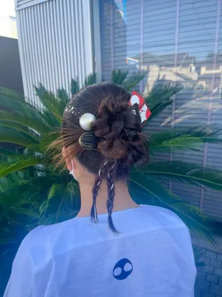 ミディアム ヘアアレンジ Felice Erikaのヘアスタイル