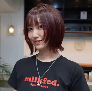 ショート ボブ／アンニュイ 🌷しだひめな🌷のヘアスタイル