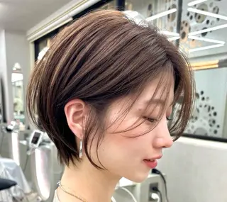 ショート 《髪質改善✖️レイヤ ー🩶》ナオヤのヘアスタイル