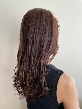 セミロング カラー レイヤー/似合わせ TAKUYAのヘアスタイル