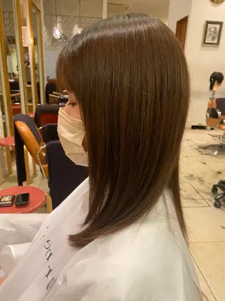 ミディアム sakamoto sayaのヘアスタイル