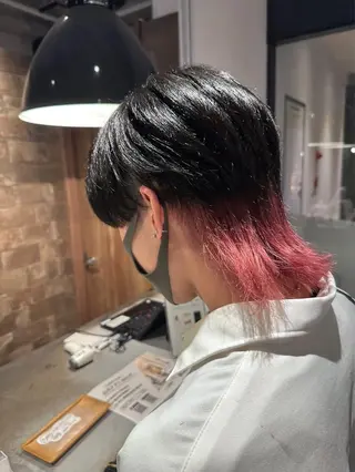 カラー メンズ 吉田 剛のヘアスタイル
