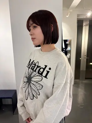 ショート カラー ボブ/似合わせカット /ニュアンスカラーのヘアスタイル