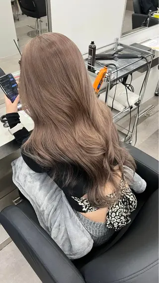 カラー ブリーチ無しカラー/ 美髪改善💠てんゆうのヘアスタイル