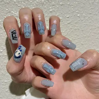 ネイル パラあり！フィルイン 美フォルムのネイルデザイン