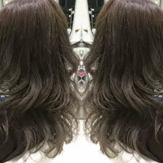 ミディアム カラー 髪質改善/ブリーチ メンズパーマ遠藤勇輝のヘアスタイル
