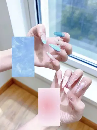 カラー AIN Nailのネイルデザイン