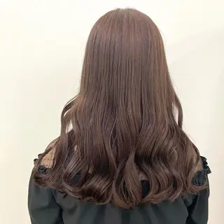セミロング カラー 渋谷人気1位✨カラー 縮毛、髪質改善のヘアスタイル