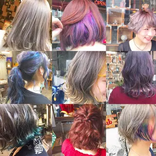 カラー 玉木 育実のヘアスタイル