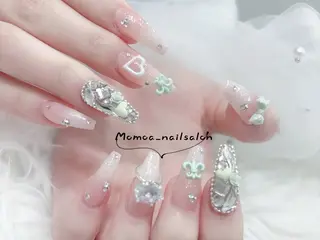 ネイル MoMoA Nail ネイル長さ出し専門店のネイルデザイン