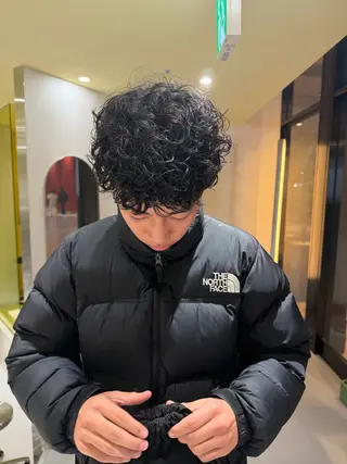 パーマ メンズ Men's hair salon First 中崎町店【メンズ ヘアサロン ファースト所属・メンズパーマ minoriのヘアスタイル