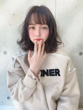 ロング カラー パーマ ヘアアレンジ 🎀愛されモテヘア♡ 梅澤夏基🎀のヘアスタイル