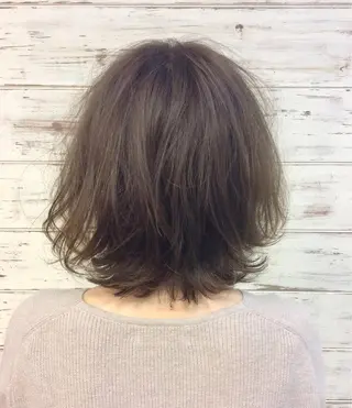 ミディアム カラー 日比 貴大/ minim hairのヘアスタイル