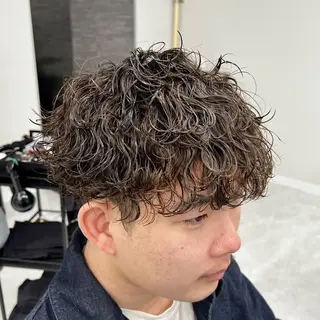 ショート パーマ メンズ メンズパーマ名人 TAKUMAのヘアスタイル