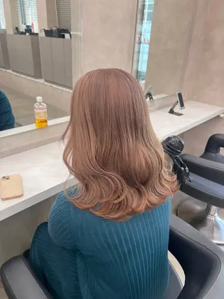 ミディアム カラー 💖札幌カラー 指名No.1💖玲奈のヘアスタイル