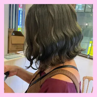 ショート カラー🫧アレンジ 🎀REIMIのヘアスタイル