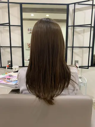 ロング Ashanti 磯崎のヘアスタイル