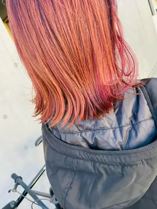 ミディアム カラー 通い続けられるサロン ママ美容師　明日香のヘアスタイル