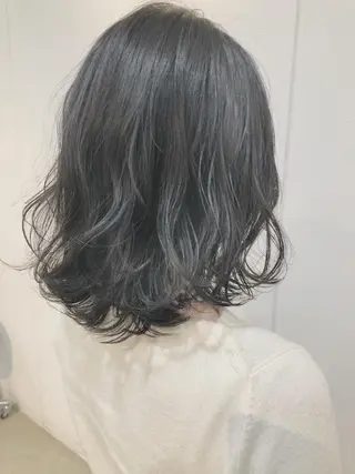 ミディアム カラー cherir髪質改善 パーソナルカラー診断のヘアスタイル