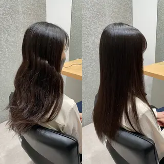ミディアム 髪質改善ヘアケア 艶髪特化/上田のヘアスタイル
