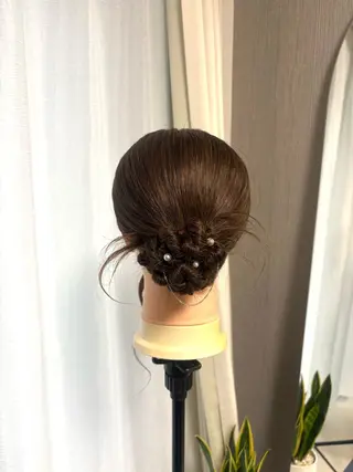 ロング ヘアアレンジ ヘアアレンジ🌸 城津唯のヘアスタイル