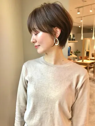 ショート VIEW EHIME 齋藤  あつきのヘアスタイル
