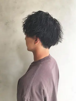 パーマ メンズ メンズサロン アソビ元町のヘアスタイル