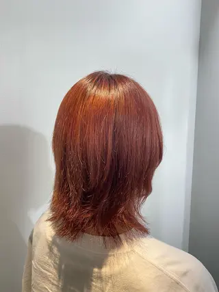 ミディアム カラー パーマモデル募集中 渥美翔人のヘアスタイル