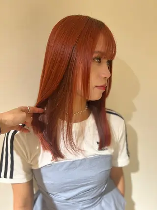 ロング カラー 絶対カワイイ保証💕 カワノチヒロのヘアスタイル