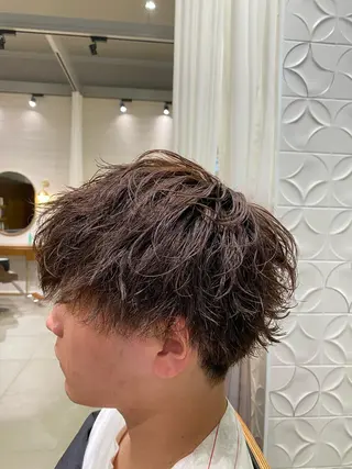 ショート パーマ メンズ 髪質改善/縮毛矯正 /メンズパーマ川田のヘアスタイル