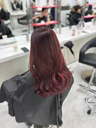 ロング まろっと艶感ブラウン ベージュ🤍まなかのヘアスタイル