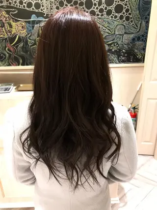 ロング カラー 松井 博徳のヘアスタイル