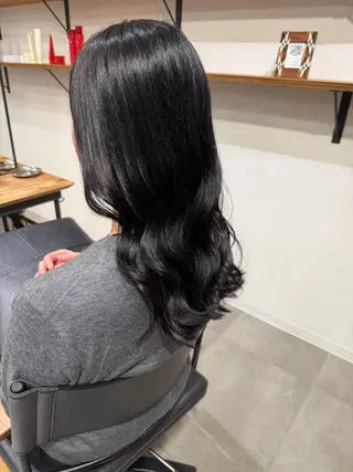 ミディアム hair make MEUZ所属・アサノハルカ🐈‍⬛ 縮毛矯正/パーマのヘアスタイル