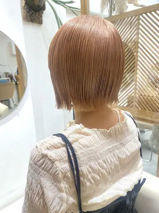 ショート カラー 安永 涼のヘアスタイル