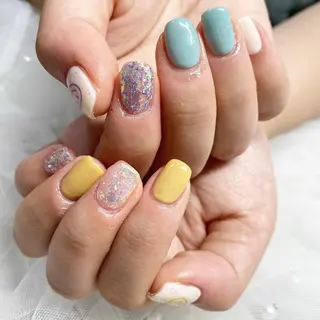 ネイル I P'ink nail salon所属・I pinknail 韓国風·持ち込み専門のネイルデザイン