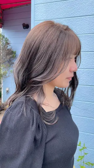 ロング カラー 美容室 るーじゅ/しいの木台のマツエク・マツパデザイン