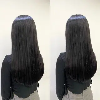 ロング ブリーチ無しダブル カラー🦕まどかのヘアスタイル