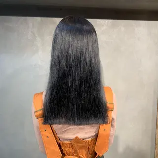セミロング ❤️‍🔥シールエク ＋カラー京❤️‍🔥のヘアスタイル