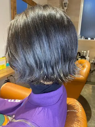 ショート カラー 髪質改善×矯正🫧 韓国ヘアasamiのヘアスタイル
