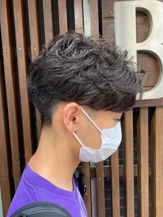 パーマ メンズ ショートカット パーマ石井のヘアスタイル