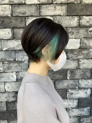 ショート カラー ✂️似合わせの魔術師 石田一樹✂️のヘアスタイル