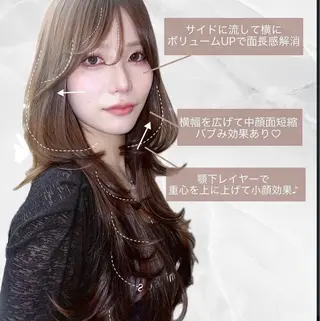 ロング カラー 🫧Nao/ 大宮ハイレイヤー🫧のヘアスタイル