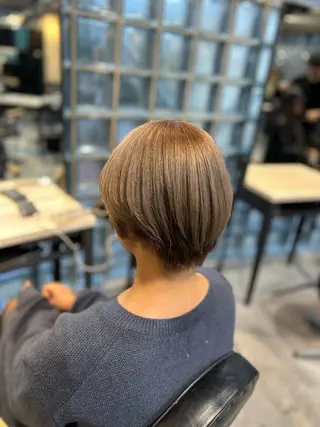 ショート 🌷ブリーチ縮毛矯正 /mina🌷のヘアスタイル