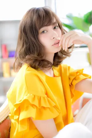 セミロング ヘアアレンジ 🦋Dio...川越 MINAKI🦋のマツエク・マツパデザイン