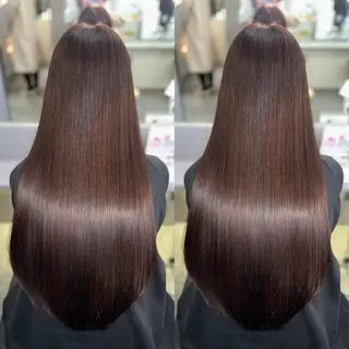 ロング 髪質改善🩵縮毛矯正 代々木/木下のヘアスタイル